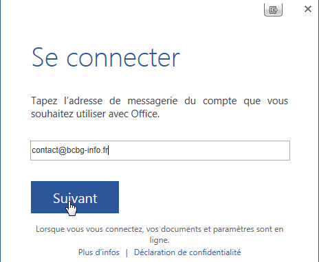 Login connexion compye
