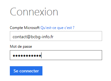 Connexion