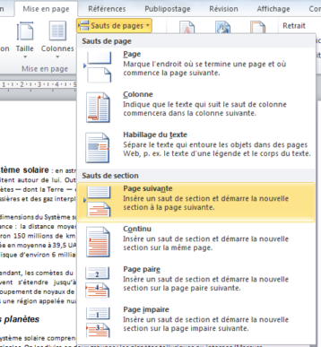 En-tte Word 2010