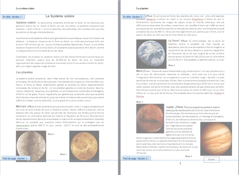 Page Word 2010